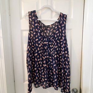 TORRID ICE CREAM BLOUSE